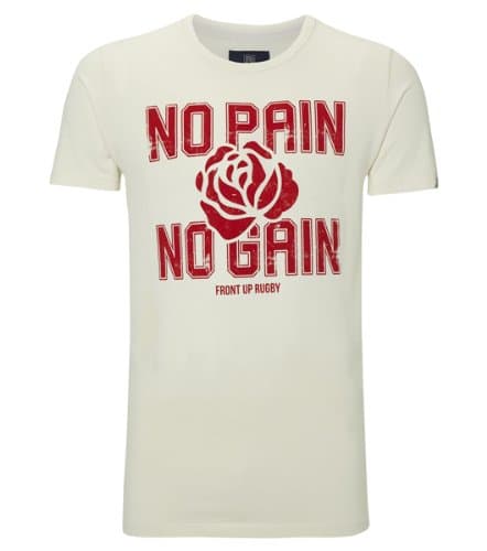 Men's England 6 Nations T-Shirt - White, X-Large