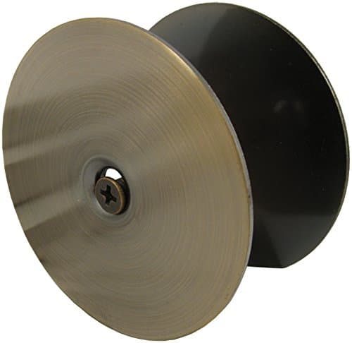 Hole Filler Plate, 2-5/8" Diameter, 1-Inch and 2-Inch Connecting Screws, Antique Brass by Stone Harbor Hardware