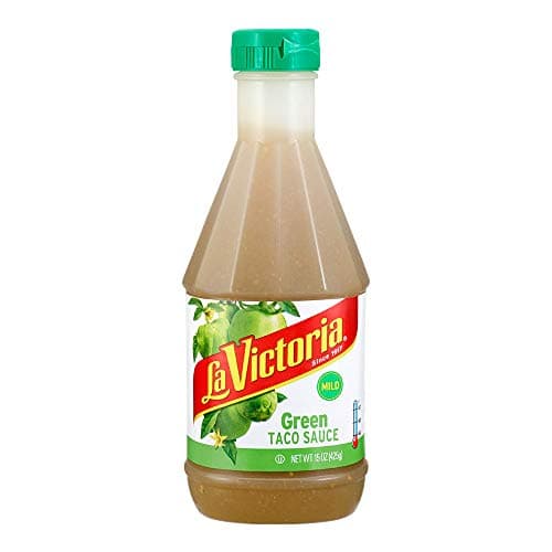 La Victoria Green Taco Sauce Mild, 15 Ounce (Pack of 6)