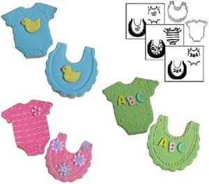 Country Kitchen Mini Baby Cookie Cutter Texture Set by Country Kitchen SweetArt