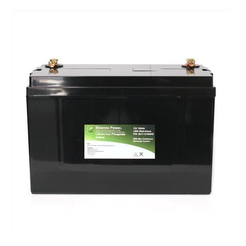 Bioenno Power 12V, 100Ah LFP Battery (ABS, BLF-12100WS)