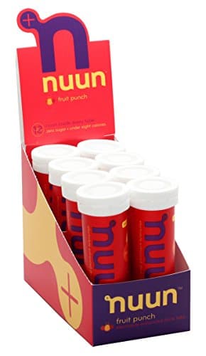 Nuun: Past Formula Electrolyte Enhanced Drink Tabs, Fruit Punch, Pack of 8