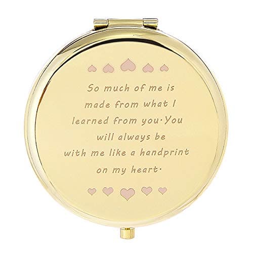 Novelty Gift For Women Wife Girlfriend Daughter, Aunt, Granddaughter Travel Pocket Makeup Mirror With Amazing Sayings That Make Funny Gifts Graduation Gift For Her