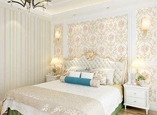 3D wallpaper bedroom living room TV background wall round net fine high-grade wallpaper -XSQ