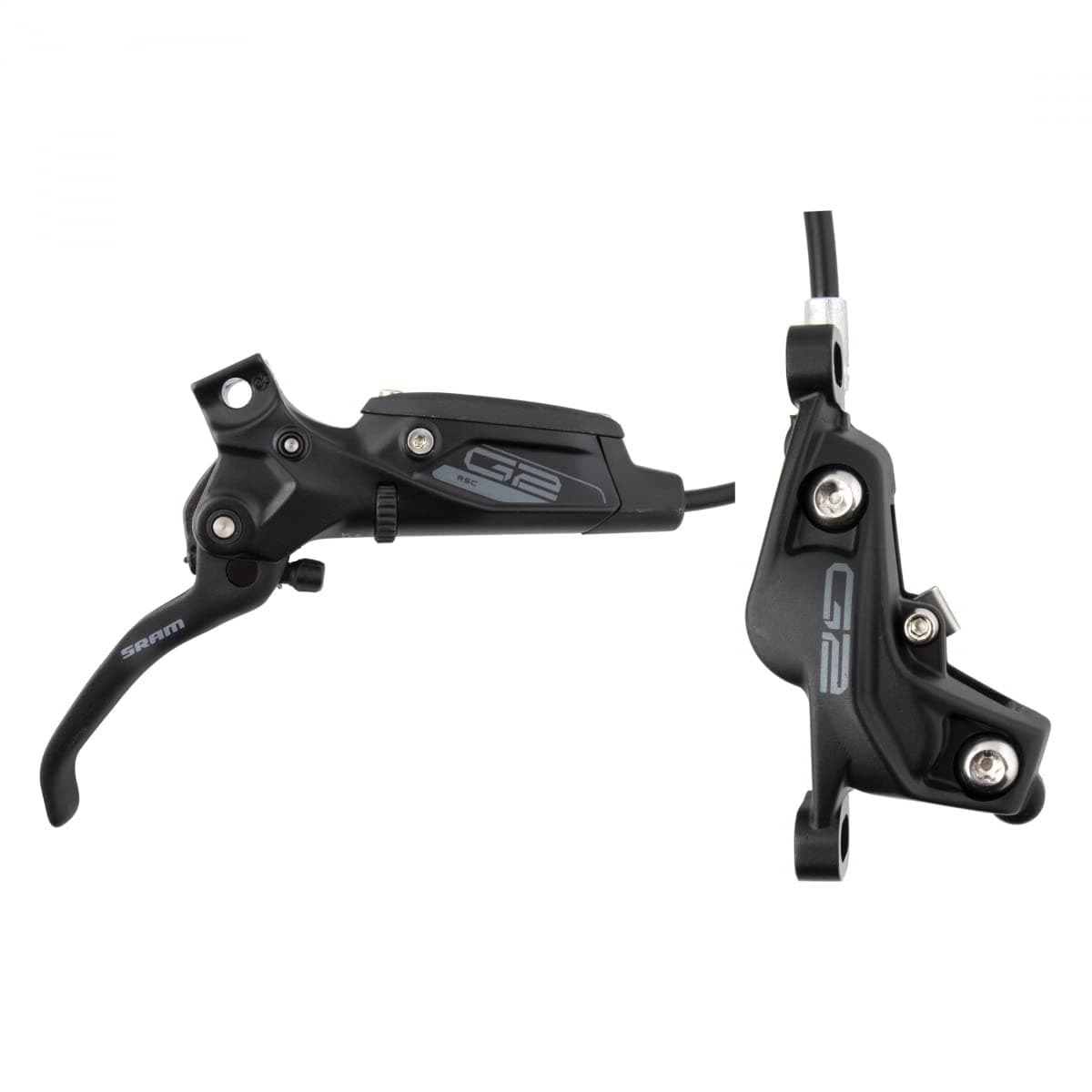SRAMG2 RSC Disc Brake and Lever - Rear, Hydraulic, Post Mount, Diffusion Black, A2