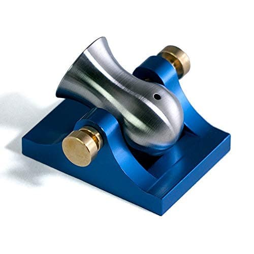 Pocket Artillery Mini Desktop Model Cannon - Blue w/Brass Hardware