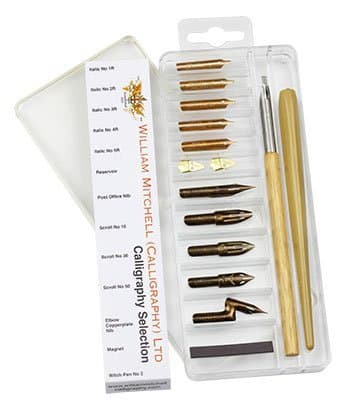 William Mitchell Calligraphy : Calligraphy Selection Dip Pen Box Set by William Mitchell Calligraphy