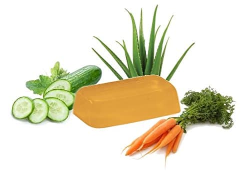 Melt & Pour Soap Base Carrot, Cucumber & Aloe Vera SLS & SLES FREE 2lb