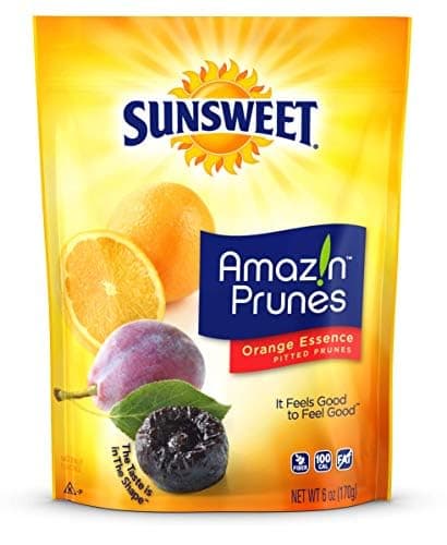Amaz!n Prunes, Pitted, Orange Essence 6oz (Pack of 3)