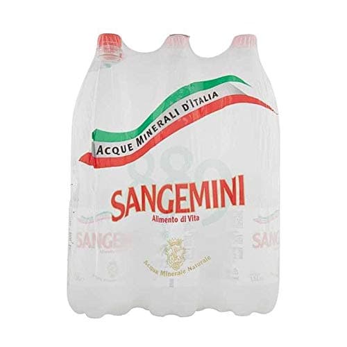 Sangemini: Natural Mineral Water 2.11 Pints (1l) Bottles (Pack of 6) [ Italian Import ]