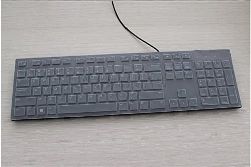 Transparent Clear Silicone Keyboard skin Covers guard for Dell KB216 KB216p KB216-B