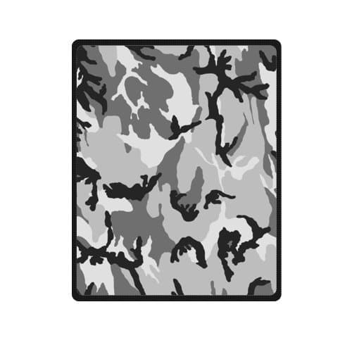 All Seasons Available - Urban Camo - Black, Gray, White Digital Point Blankets Throws - 40" x 50" (Small)