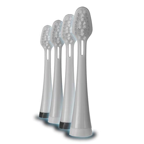 Jager iOsonic Toothbrush Replacement Heads 4 Pack (Pearl)