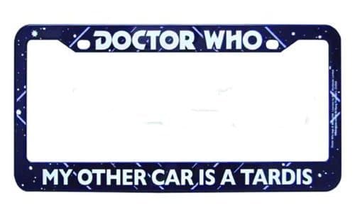 Bif Bang Pow! Doctor Who My Other Car is a Tardis License Plate Frame [Modern]
