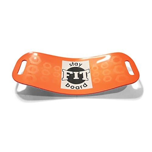 Fitness Board | Exercise Board | Abs Legs Core Workout Balance Board | As Seen On TV (Orange)