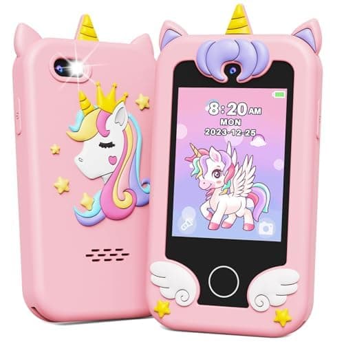 KOKODI Kids Smart Phone Toys Pink