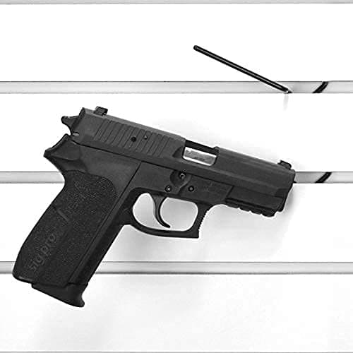 Gun Storage Solutions - Slat Wall Sniper 10 Pack - Fits Handguns .22 Caliber and up (Slatwall Sniper Left Hand 10-Pack)