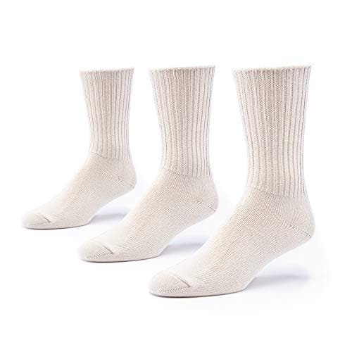 Maggie's Organics - Organic Cotton Classic Crew Socks - 3 Pairs - Unisex