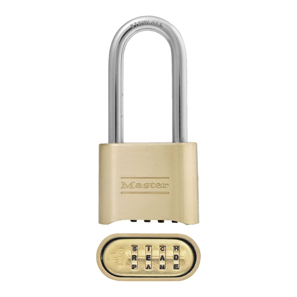 Padlock, Set Your Own Word Combination Lock, 2 in. Wide, 175DLHWD