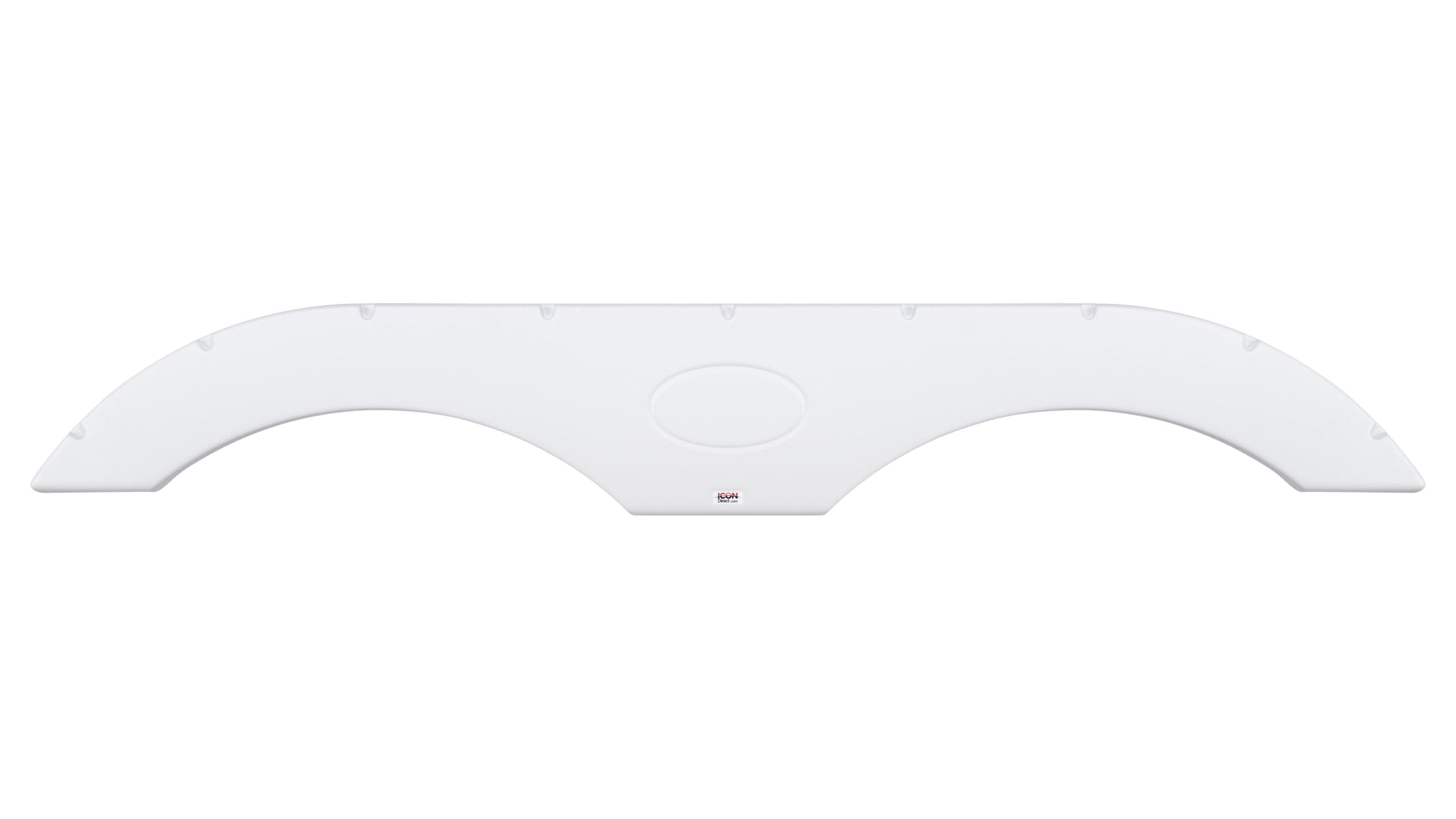 ICON Tandem Axle RV fender skirt FS1770 for Crossroads, Dutchmen, Forest River, Keystone, Palomino, KZ, Heartland, Skyline & more - 69 3/8" x 9 1/2" overall measure, Polar White