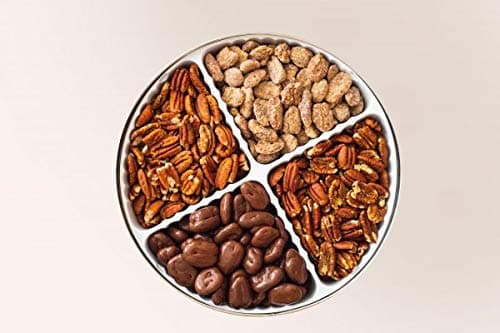 Pointe Coupee Pecan - Big Easy Gift Tin Chocolate, Roasted, Sugared, Natural 3.25 Lb. (52 Oz.)