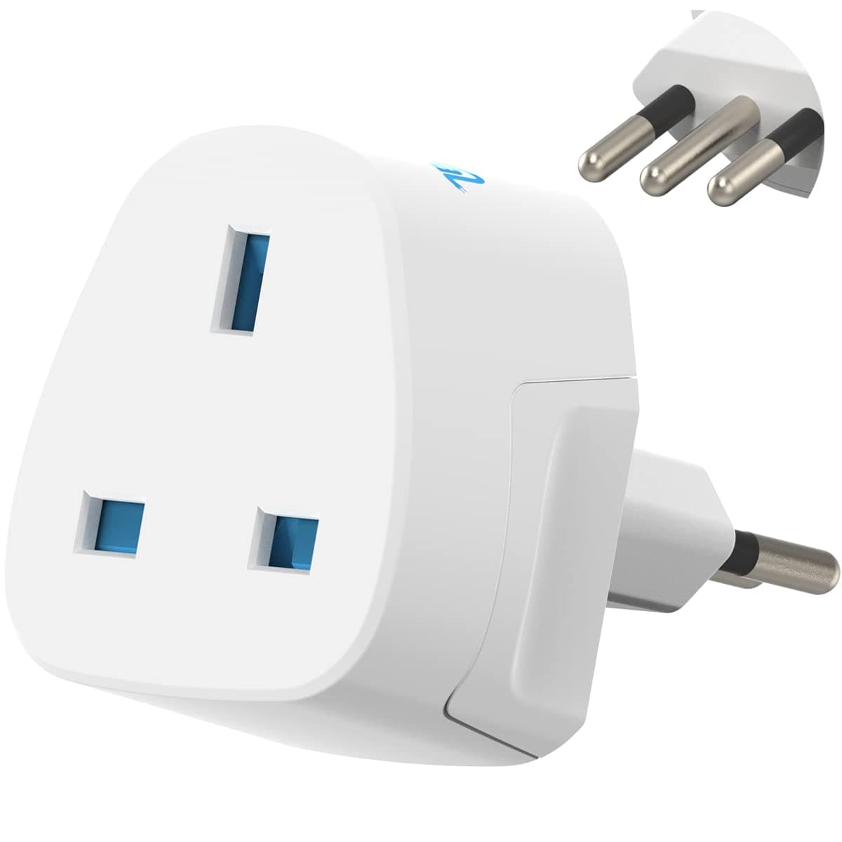 Sponsored Ad – UK To Italy Plug Adapter | MyTravelPal® Travel Plug Adapter UK to Italy | Italian Travel Adaptor For Use in Italy, Chile, Vatican City & More | Type L UK to Italy Plug Adapter