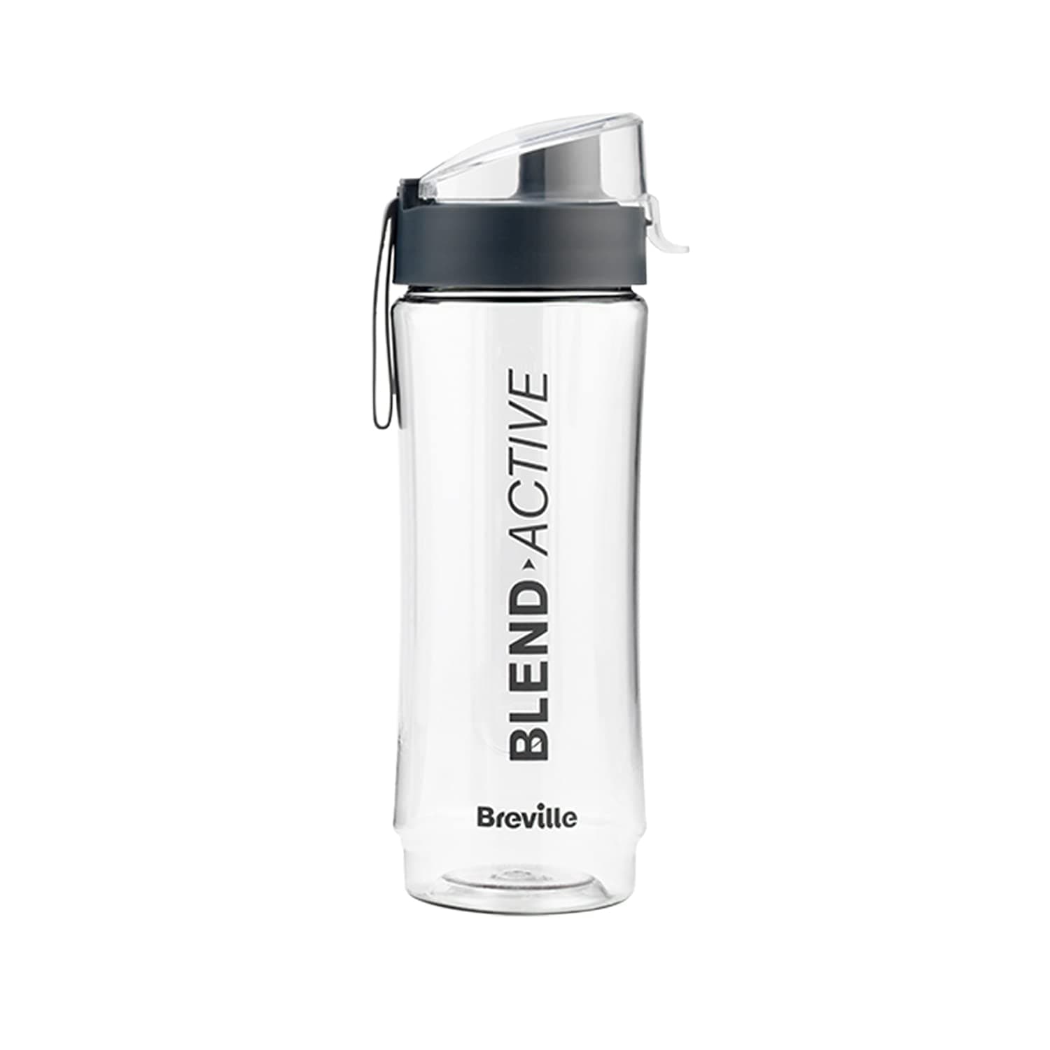 Blend Active Bottle (600ml) | Clear Smoothie Bottle | Leak Proof | Grey Lid [VBL247]
