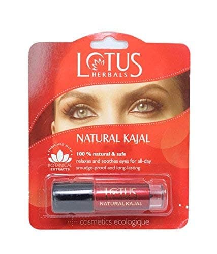 Lotus Herbals Natural Kajal (4g) - Pack of 3