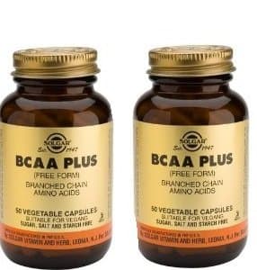 Solgar. BCAA Plus 100 Vcaps 2-Pack