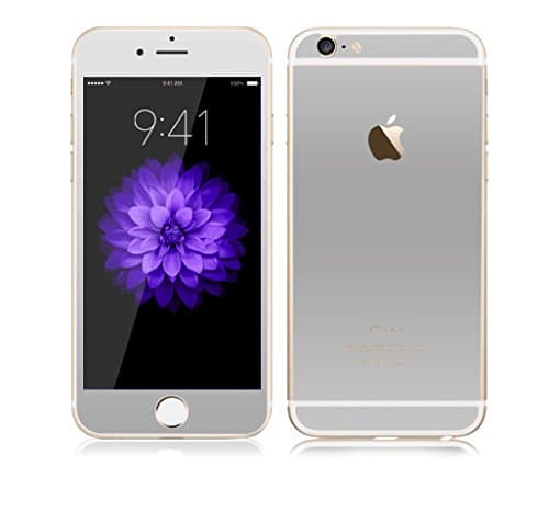 iPhone 6 Plus Screen Protector, Front+Back [3D Touch Compatible] wintekxu® Color Plating Mirror Tempered Glass Screen Protector for iPhone 6/6s Plus (silver)