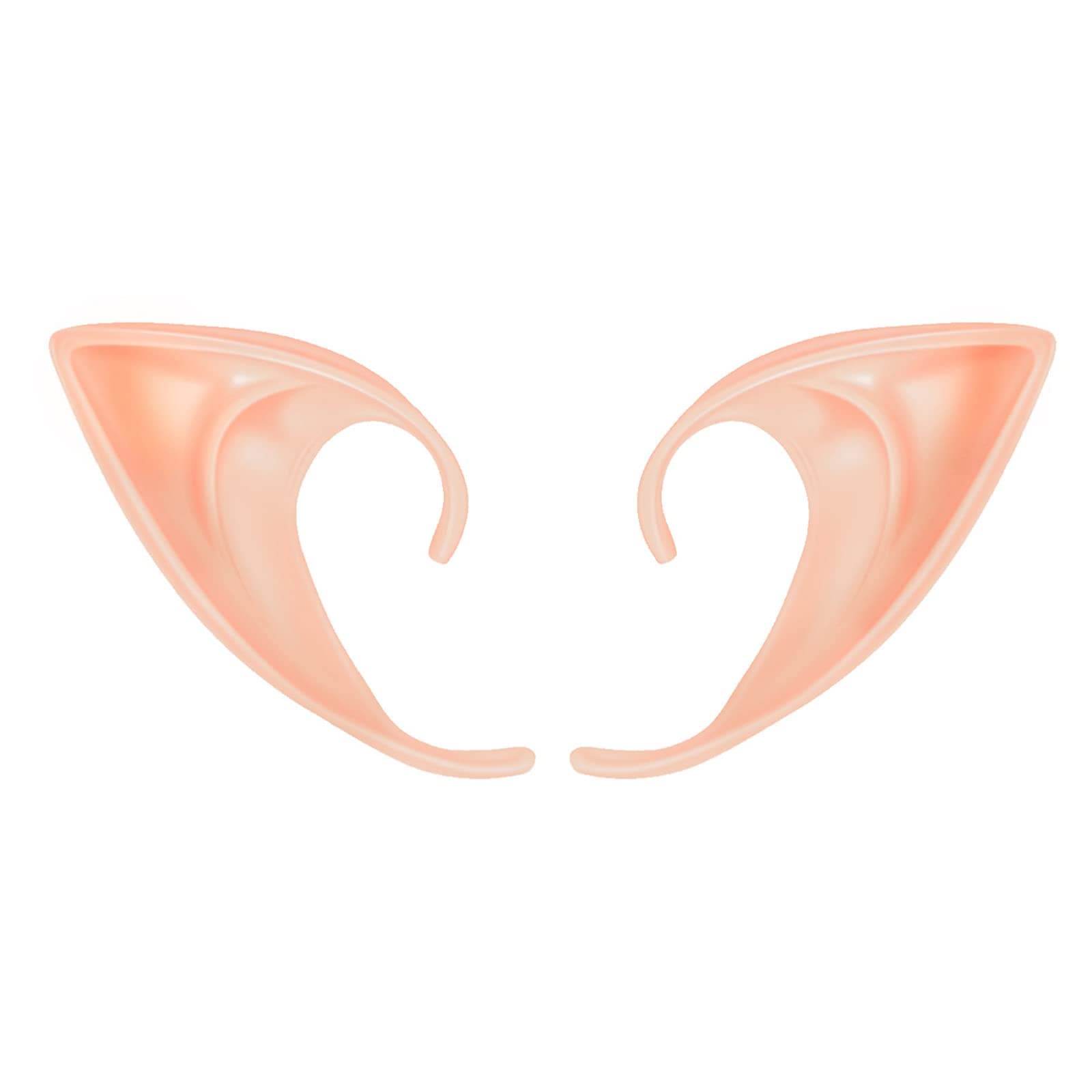 CEDAR BRIGHTCEDAR BRIGHT Elf Ears Cosplay Fairy Pixie - Kids&Adult Soft Pointed Ear Tips Anime Party Dress Up Masquerade Costume Accessories for Halloween Christmas Party