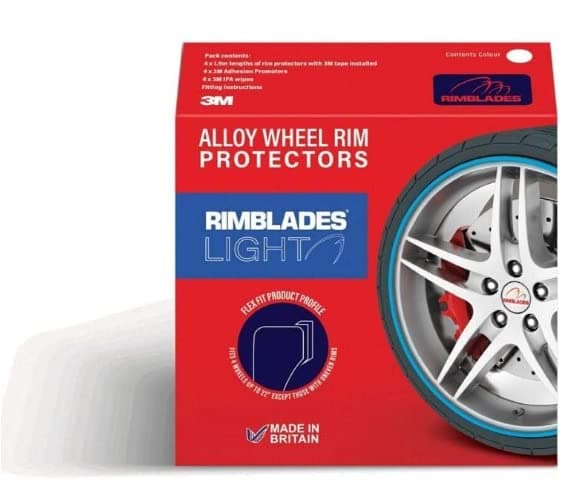 Rimblades Light Alloy Wheel Rim Protectors | Wheel Protection - Full Kit - END OF LINE SALE - 9 Colours (White)