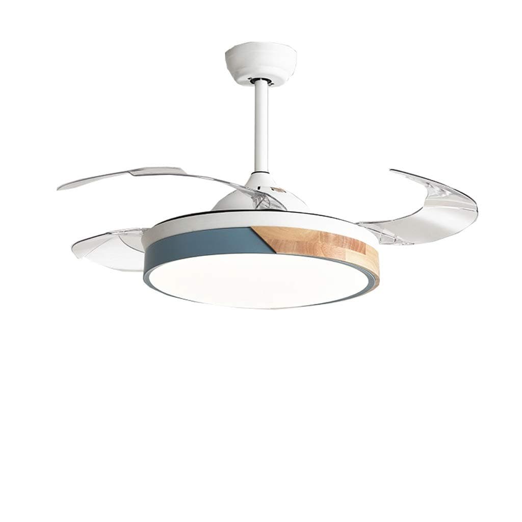 Modern Ceiling Fans with Lights for Living Room 42 Inch Remote Control Ceiling Fan Lamp 36Inch Bedroom LED Ventilator (Color : A-42inch)