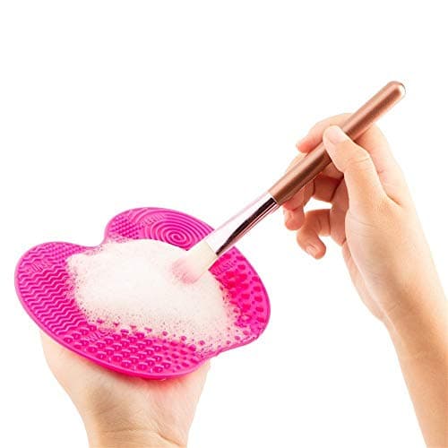 Spa Express Makeup Brush Cleaning Mat (Pink)