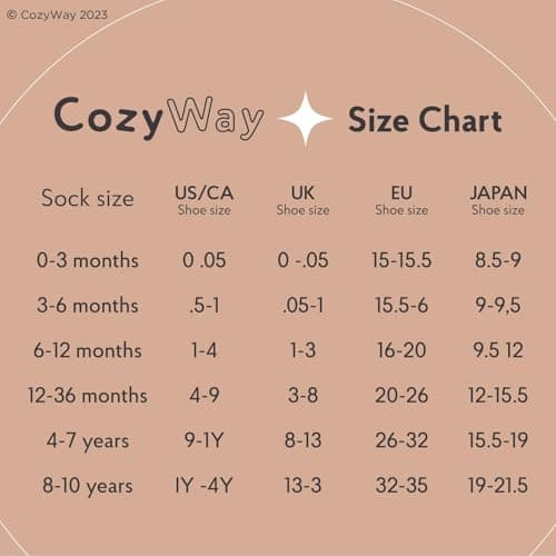 CozyWay Baby Non-Slip Baby Socks Toddler Socks With Grippers, Ankle Style