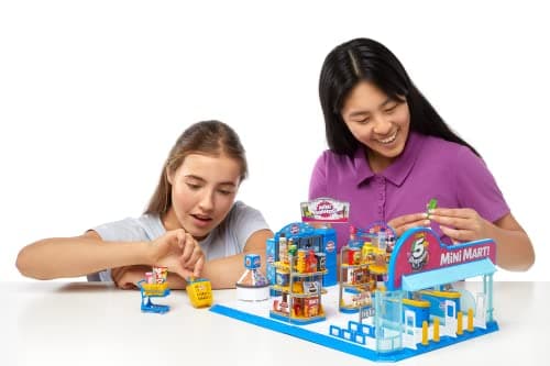 5 Surprise Mini Brands - Mini Mart Playset by ZURU (Series 4) Exclusive and Mystery Collectibles
