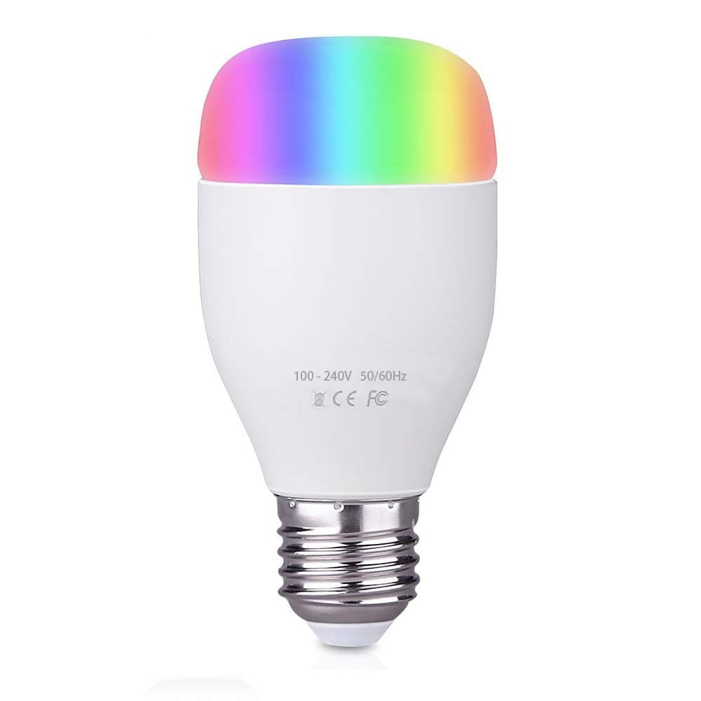 Bresuve Smart Wi-Fi Bluetooth Ampoule LED, Dimmable Multicolored Color Changing Lampe Bulb