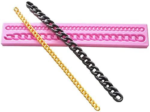 - 7horse Silicone Chain Cake Mould Fondant Mold Cake Decoration Sugar Craft Cake Fondant Mold