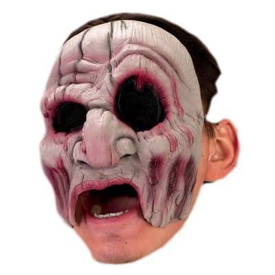 Morbid Scary Blind Eyeless Melting Face Mutant Costume Mask Adult