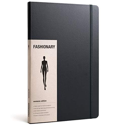 Fashionary Womens Sketchbook A4 Hardcover – 8 Jan. 2010