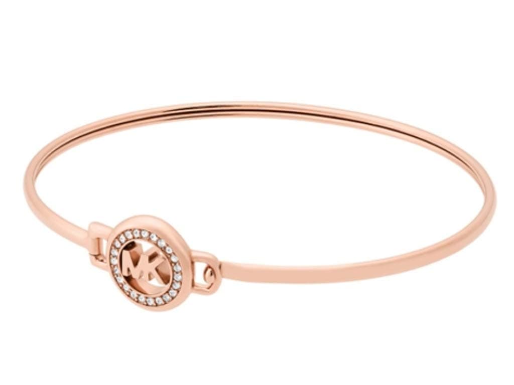 Michael KorsExclusive Rose Gold-Tone Stainless Steel Bangle Bracelet