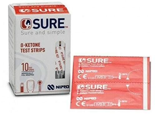 4Sure Sure and Simple B-Ketone Test Strips 1x 10