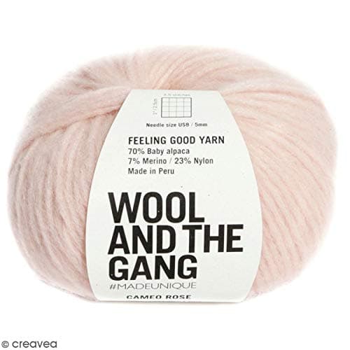 Wool and the Gang Feeling Good Yarn 14 Cameo Rose