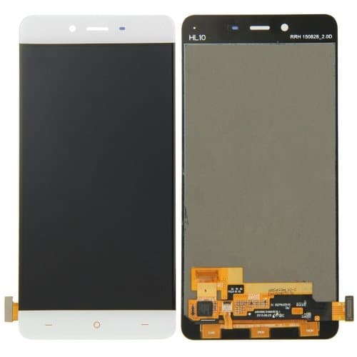 Wblue LCD Screen + Touch Screen Digitizer Assembly for OnePlus X (White)