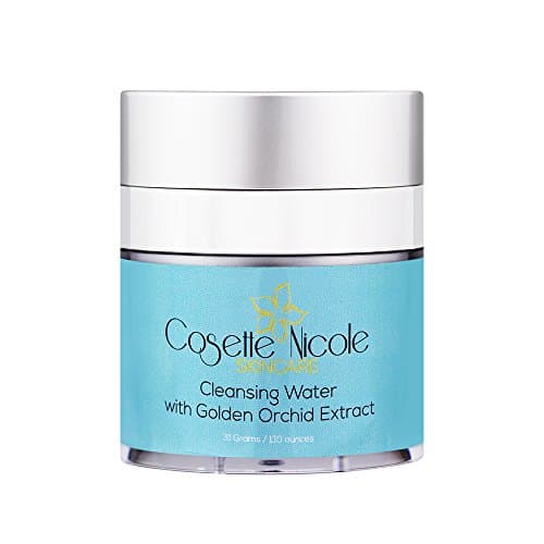Cosette Nicole Cleansing Water and Makeup Remover with Golden Orchid Extract (1.10 ounces Travel Size and 8.65 ounce Full Size)