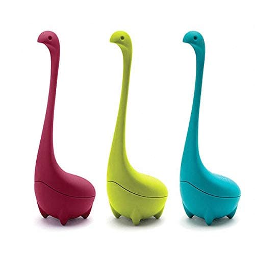 Mini Tea Infuser Set, Herbal Tea Strainer, Tea Filter Transport Tea Extension with Loose Leaf - Cute Ball Water Monster Shape Non-toxic Silicone Tea Filter - 3 Piece Set