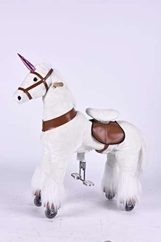 FUN BABY CHILD KIDS TEENAGE UNICORN CLIP CLOP PONY ™ RIDE/CYCLE MODE ROCKING HORSE 5 - 12 YEARS | FINEST FROM ROYAL KIDDY + UP TO 60 KG LOAD + ADJUSTABLE CYCLE