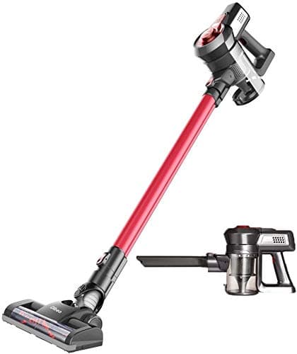 Cordless Vacuum Cleaner - 12000pa Powerful Suction, 4 in 1 Handheld Stick Vacuum Cleaners, Lightweight and Rechargeable Battery, LED Headlights for Carpet Floor Pet Hair