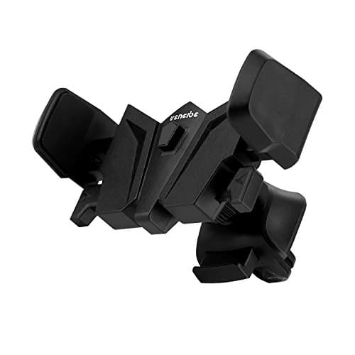 Veneibe Car Phone Holder, Air Vent Car Mount Holder Cradle 360° Rotatable Joint and One Touch Design for iPhone X/8/8P/7/7P/6s/6P/5S, Galaxy S5/S6/S7/S8, Google  Nexus, LG, Huawei and More