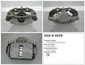 Undercar Express 10-4370S Rear Brake Caliper